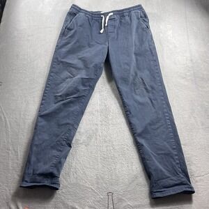 Marine Layer Athletic Fit Saturday Jogger Pants Blue Mens Large